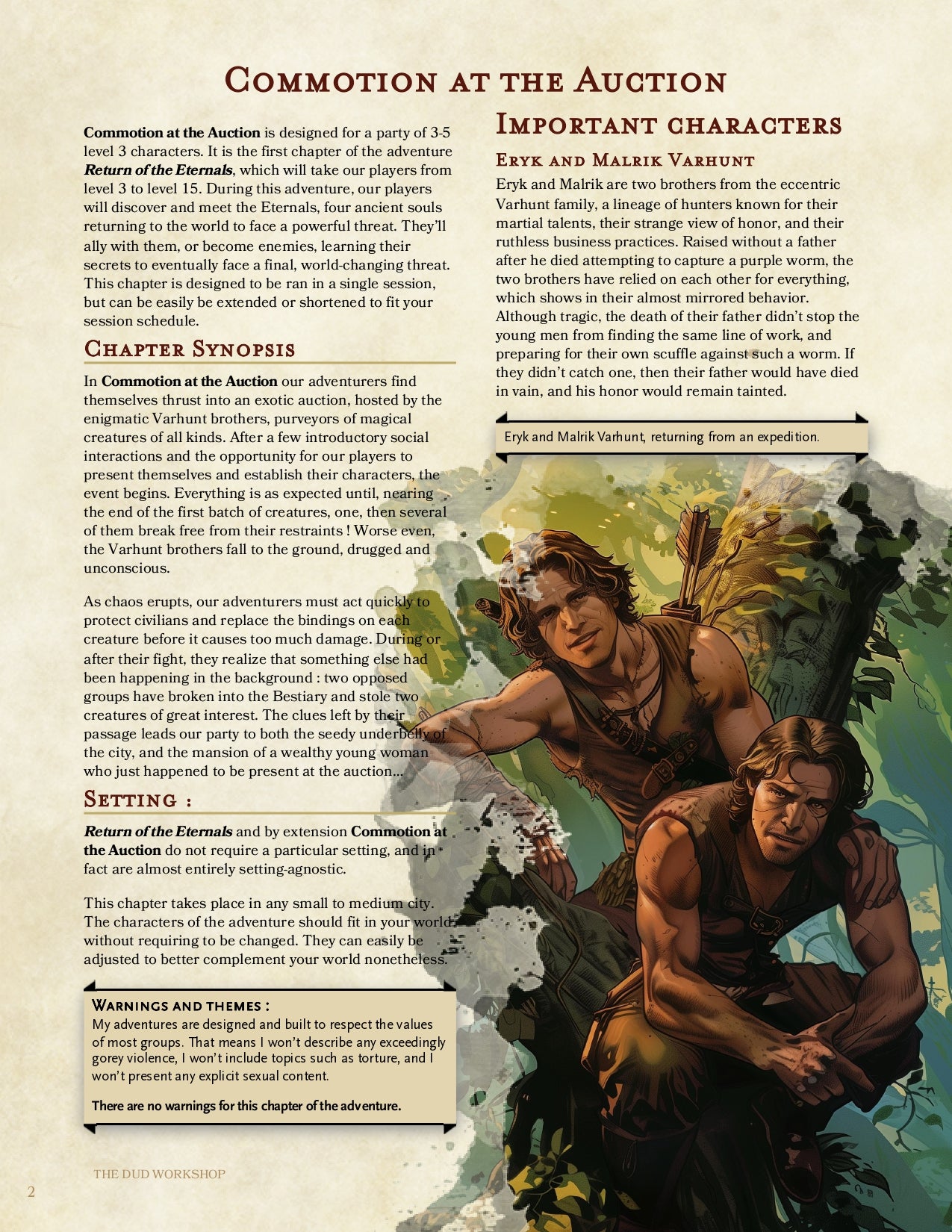 Commotion at the Auction - (The Nameless Hero Pt 1)